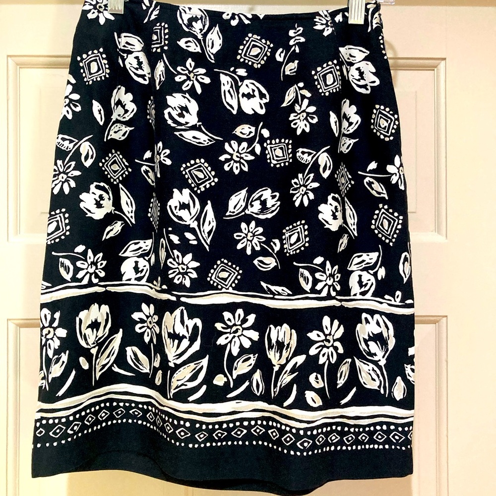 Vintage Floral Skirt from Talbots. Size 4 Petite